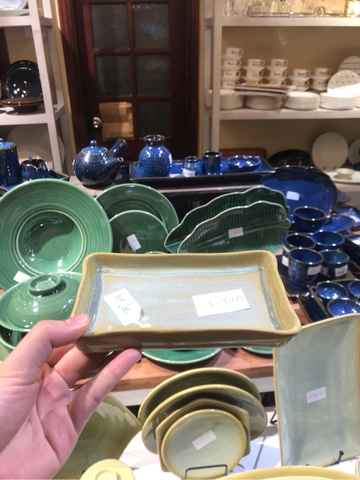 Dĩa CN 15x8cm xanh bơ