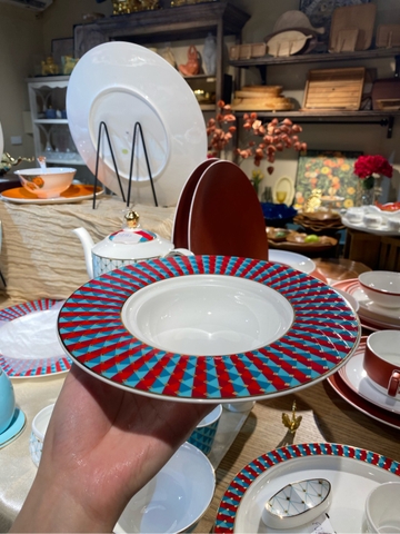 Đĩa soup 9inch Gypsophila Collection