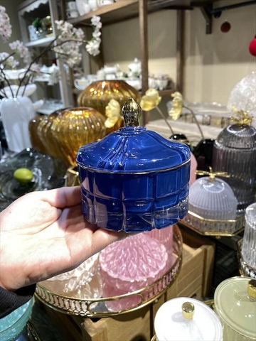 Hũ Kẹo Trụ Tua Rua 10x10cm