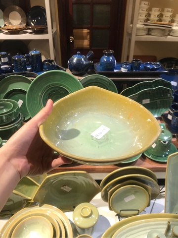 Tô 3 cạnh 21.5x7cm xanh bơ