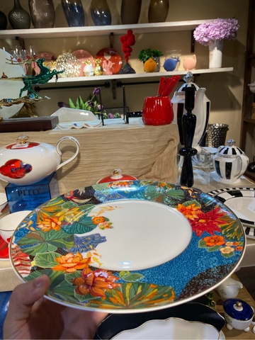 Đĩa nông 12inch tropical