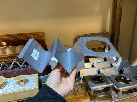 Giá Để Taco Inox Mờ Đặc có sốt 2 ngăn