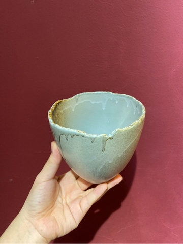 Tô nhọn 5inch màu ghi