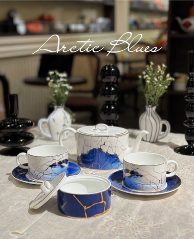 Bộ Trà Arctic Blues 6 Chén