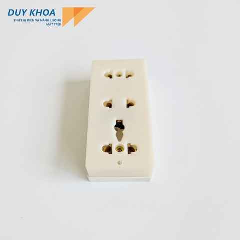 Ổ cắm 3 đa năng không dây Đế Trắng và Đế Đen Vinamax