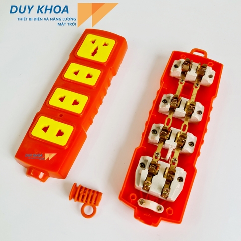 Ổ CẮM ĐIỆN CHỊU TẢI 4 CỬA LÕI SỨ 6000W VINAMAX