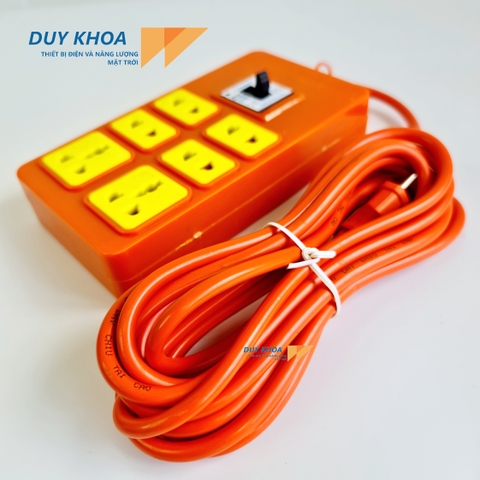 Ổ Cắm Điện Chịu Tải 6 Lõi Sứ Có CB30A Vinamax