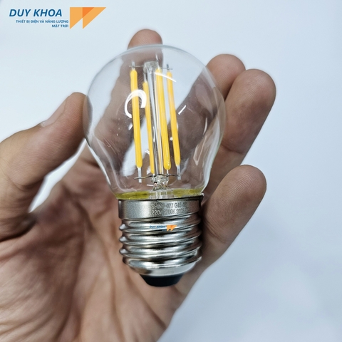 Bóng đèn Edison G45 Led 4w Ánh sáng vàng - Chuyên dùng làm đèn trang trí