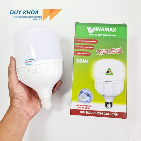Đèn Bulb trụ nhựa bọc nhôm VINAMAX