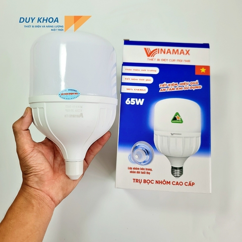 Đèn Bulb trụ nhựa bọc nhôm VINAMAX