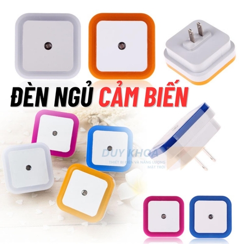 Đèn ngủ cảm biến tự sáng khi trời tối tự tắt khi trời sáng, ánh sáng dịu nhẹ gắn phòng ngủ cầu thang treo tường