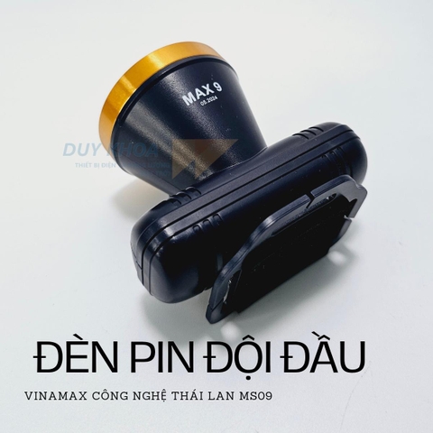 Đèn Pin Đội Đầu Siêu Sáng Chiếu Sáng Chuyên Dụng Cho Chạy Bộ, Cắm Trại, Sữa chữa khu vực không có điện MS09 Vinamax