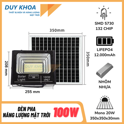 Đèn Pha Năng Lượng Mặt Trời FD Loại B