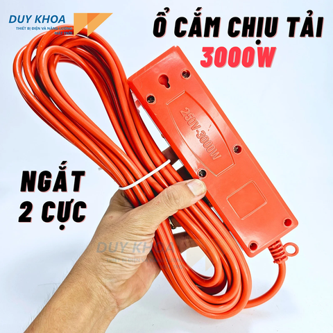 Ổ cắm 4 lỗ có công tắc ngắt 2 cực 2E chịu tải Vinamax