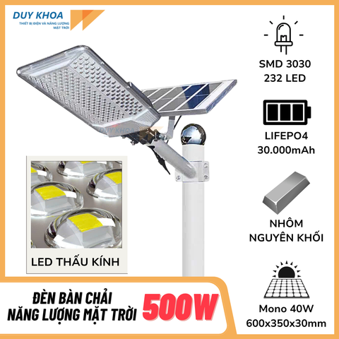 Đèn bàn chải NLMT FD 500W - BH 2 năm