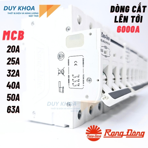 MCB Rạng Đông Chống quá tải