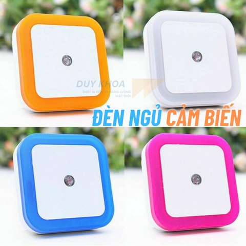 Đèn ngủ cảm biến tự sáng khi trời tối tự tắt khi trời sáng, ánh sáng dịu nhẹ gắn phòng ngủ cầu thang treo tường