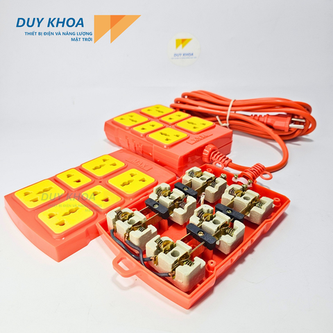 Ổ cắm điện 6 lỗ lõi sứ Vinamax Không dây, dây 3m, dây 5m | Máy giặt, tủ lạnh