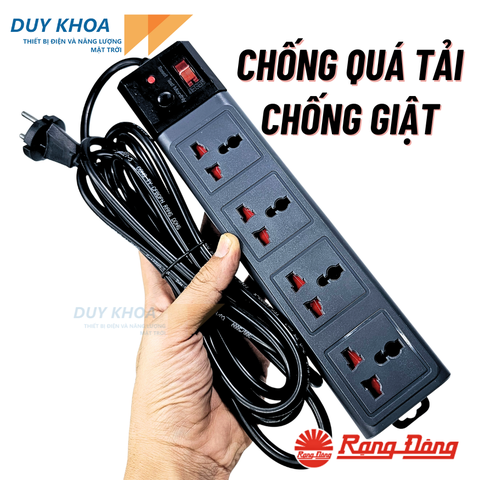 Ổ cắm chống giật Rạng Đông Chống quá tải và chống dòng rò tiêu chuẩn chất lượng