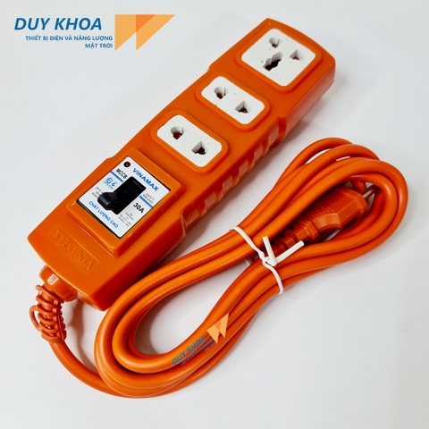 Ổ Cắm điện chịu tải Mặt sứ và Lõi sứ có CB 30A Vinamax
