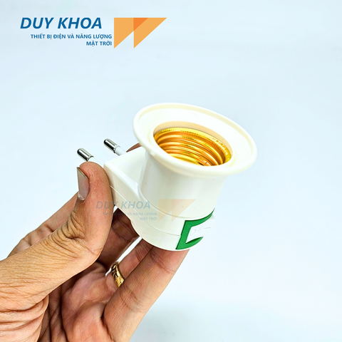 Đui đèn kèm công tắc cắm điện trực tiếp HINOKI