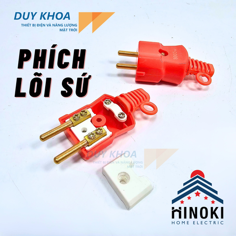 Phích cắm điện lõi sứ 8000W Hinoki