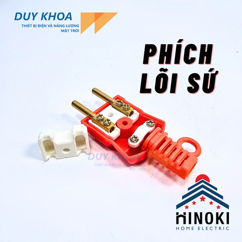 Phích cắm điện lõi sứ 8000W Hinoki