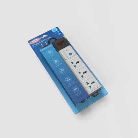 Ổ cắm thông minh Wifi có dây 5m và 3m. Có thể điều khiển Tắt, Mở, Hẹn Giờ Tắt Mở bằng điện thoại qua Wifi - Rạng Đông