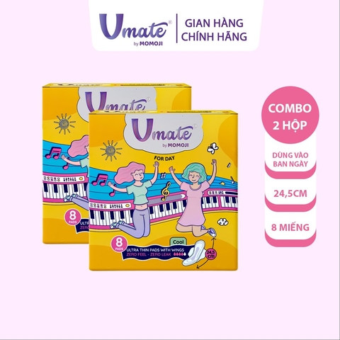 Combo 2 Băng Vệ Sinh Ban Ngày Umate 24.5cm