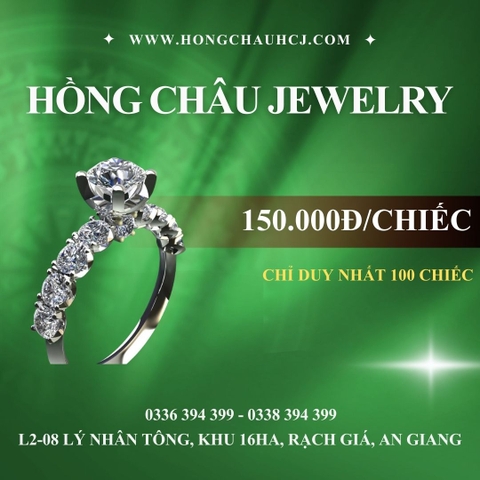 Nhẫn Bạc - BN003 - Đá Cao Cấp - Bạc 925