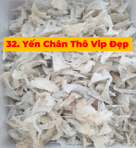 Yến Chân Thô VIP Đẹp - 100g