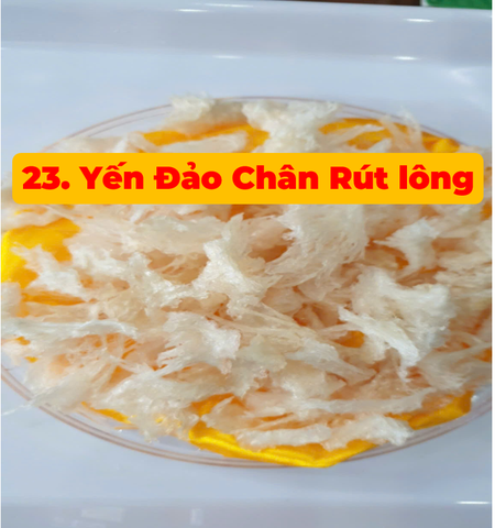 Yến Đảo Chân Rút lông -100g