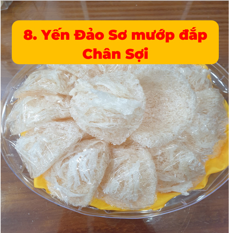 8 Yến Đảo Sơ Mướp Đắp Chân Sợi - 100g