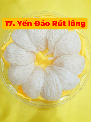 17 Yến Đảo Rút Lông - 100g