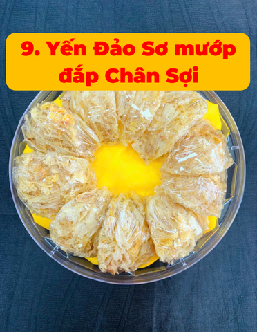 Yến Đảo Sơ mướp Kim tơ đắp Chân Sợi - 100g