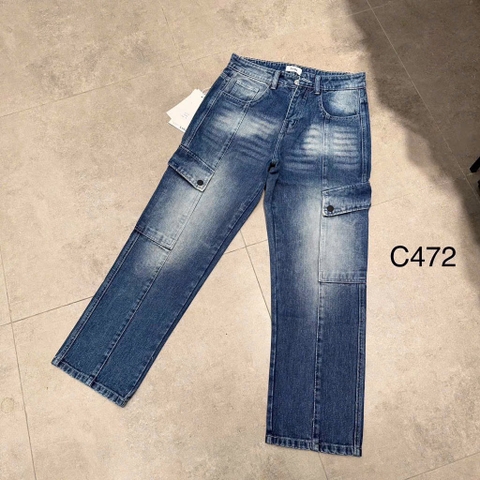 Quần jean suông c472