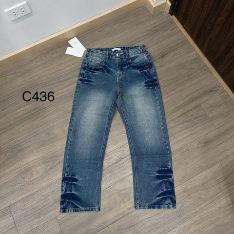 Quần jean suông c436