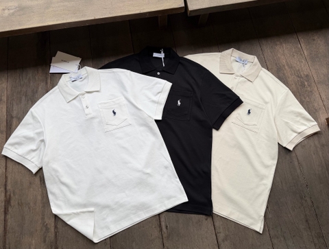 Áo polo ngựa 9639 trắng đne