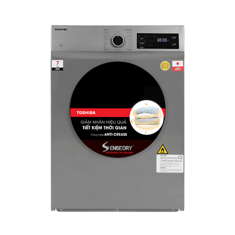 Máy Sấy Thông Hơi Toshiba TD-H80SEV(SK) - 7 Kg  Màu Xám