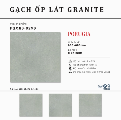Gạch granite cao cấp Thạch Bàn PGM80-0290