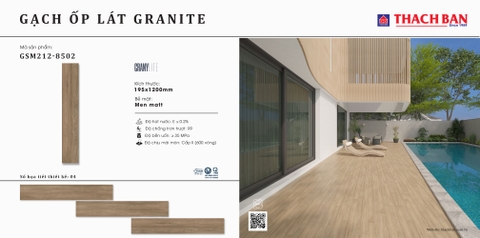 Gạch granite giả gỗ Thạch Bàn GSM212-8502