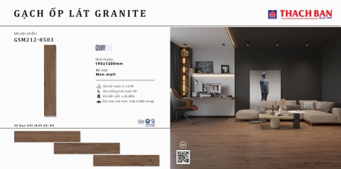 Gạch granite giả gỗ Thạch Bàn GSM212-8503