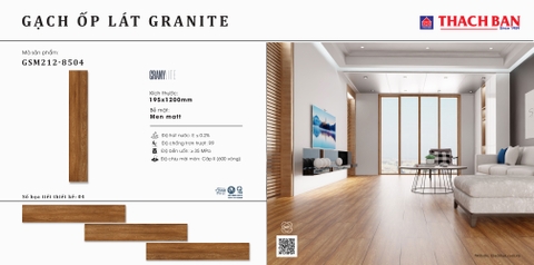 Gạch granite giả gỗ Thạch Bàn GSM212-8504
