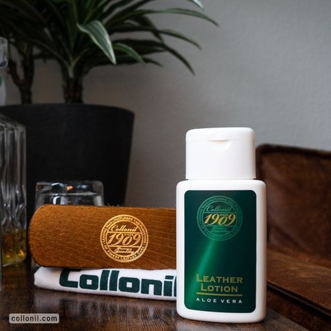 Collonil Leather Lotion - Chai vệ sinh dưỡng đồ da, túi xách Collonil, 100ml, Đức