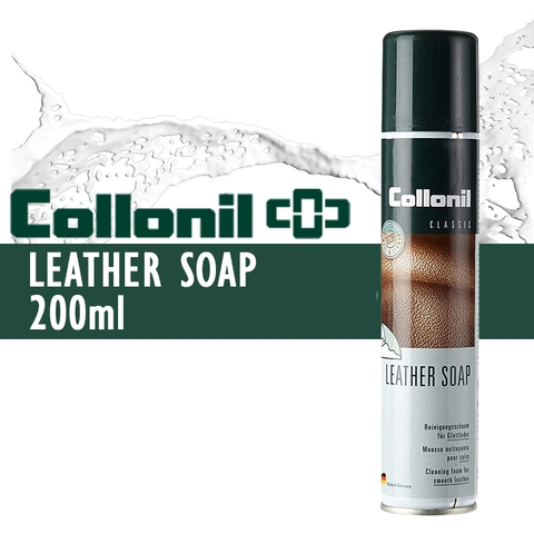 Collonil Leather soap, xà phòng vệ sinh đồ da, 200ml, Đức