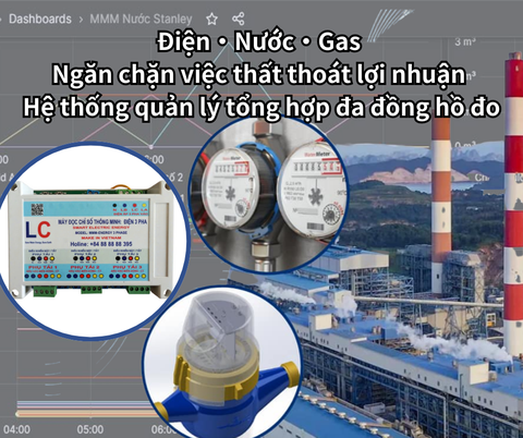 MMM (Multi Meter Machine) Điện・Nước・Gas Ngăn chặn việc thất thoát lợi nhuận Hệ thống quản lý tổng hợp đa đồng hồ đo