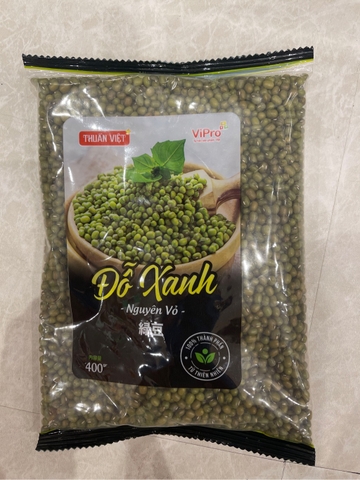 Đỗ Xanh Nguyên Vỏ 400g