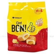 bánh bon sợi thịt gà (đỏ)