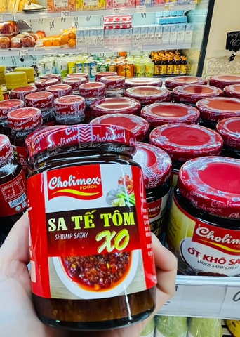 Sa tế tôm xo ( lọ thuỷ tinh )