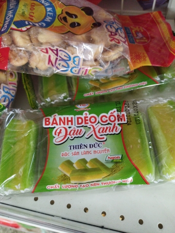 bánh dẻo cốm đậu xanh